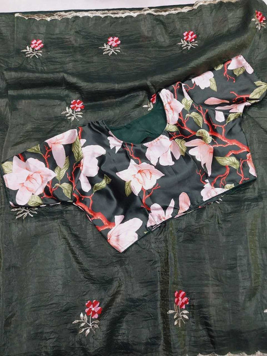 Crush Silk RIN171 529 Sarees Wholesale Designer Sarees Party Wear Sarees Printed Sarees Embroidered Sarees