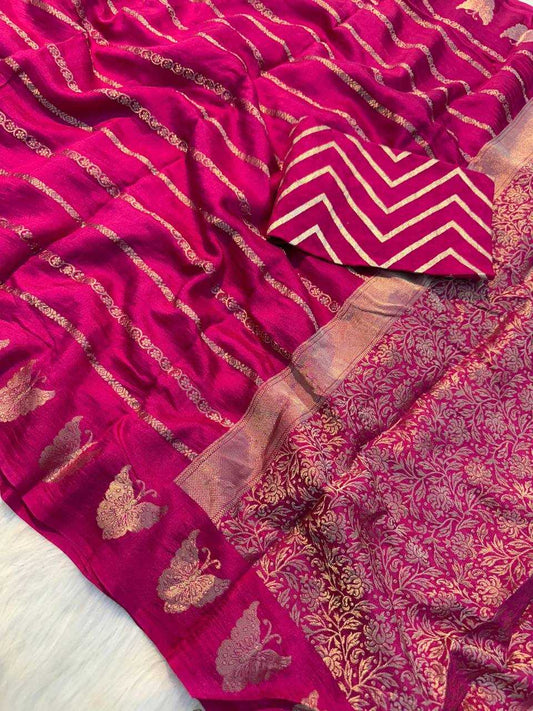 Dola Silk Pure Viscos RIN124 BUTTERFLY Sarees Silk Sarees Wedding Collections Wholesale Dola Silk Sarees Viscose Saree After-Party Outfits Cocktail Party Outfits