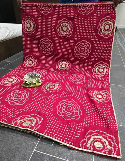 Dola Silk RIN128 209 Sarees Silk Sarees Festive Collections Wholesale Dola Silk Sarees Gota Work Saree Traditional Sarees