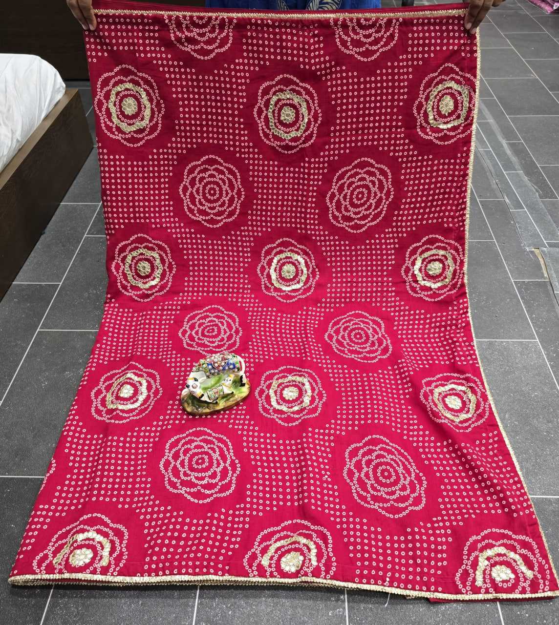 Dola Silk RIN128 209 Sarees Silk Sarees Festive Collections Wholesale Dola Silk Sarees Gota Work Saree Traditional Sarees