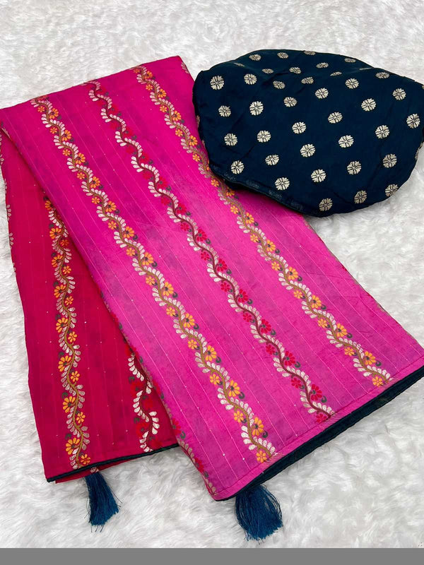 Dola Silk RIN199 SMH50 Silk Sarees Wholesale Dola Silk Sarees Soft Silk Sarees Designer Silk Sarees
