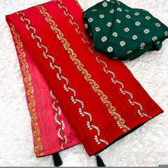 Dola Silk RIN199 SMH50 Silk Sarees Wholesale Dola Silk Sarees Soft Silk Sarees Designer Silk Sarees