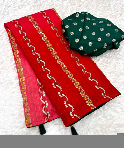 Dola Silk RIN199 SMH50 Silk Sarees Wholesale Dola Silk Sarees Soft Silk Sarees Designer Silk Sarees