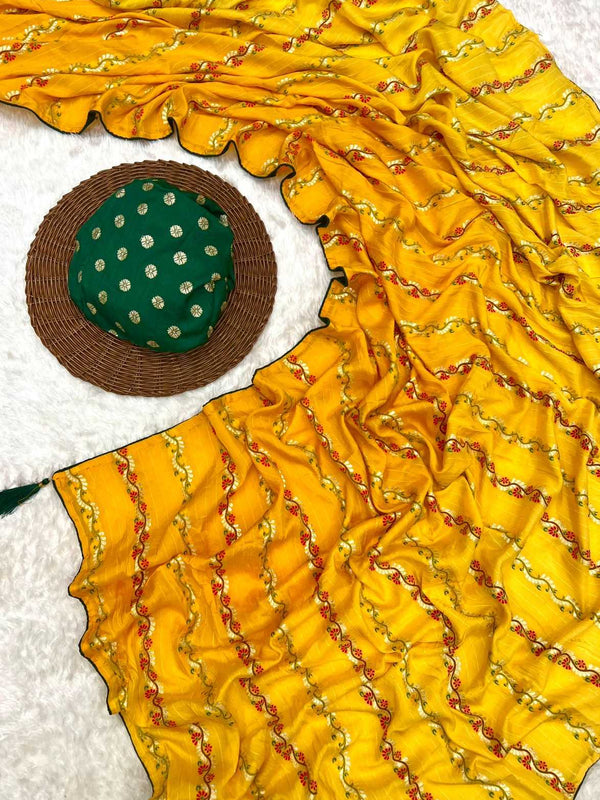 Dola Silk RIN199 SMH50 Silk Sarees Wholesale Dola Silk Sarees Soft Silk Sarees Designer Silk Sarees