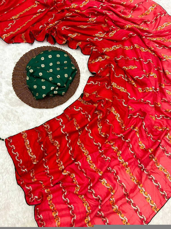 Dola Silk RIN199 SMH50 Silk Sarees Wholesale Dola Silk Sarees Soft Silk Sarees Designer Silk Sarees