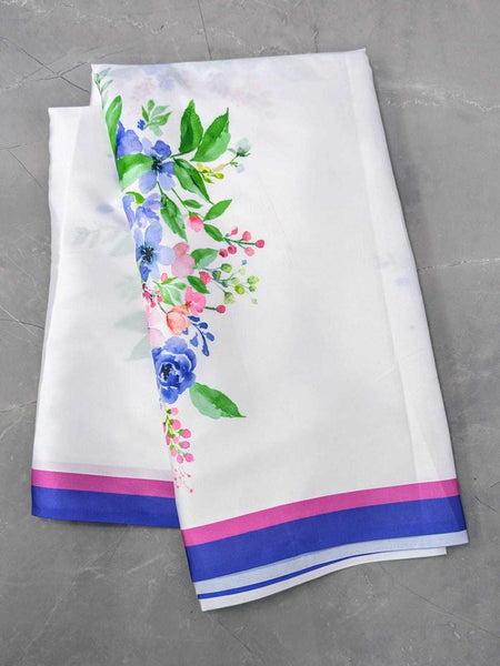 SATIN SILK KESH254 SUA09 SAREE WHOLESALE PARTY PRINTED FANCY ALIA SAREES