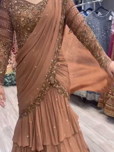 Faux Georgette RIN162 6489 Lehengas Wholesale Designer Lehenga Fancy Lehenga Embroidered Lehenga