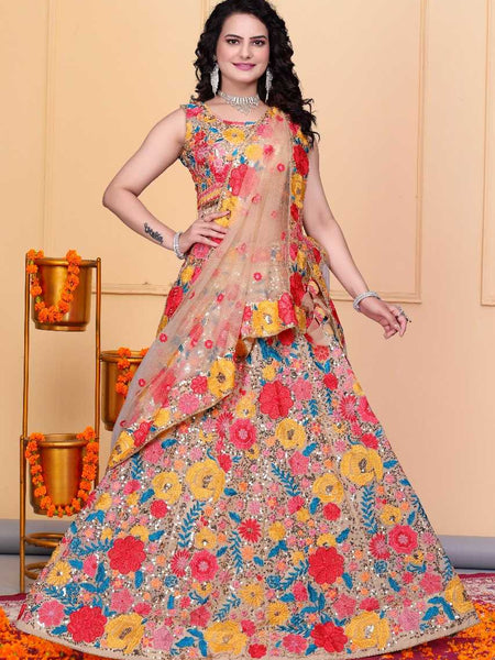 Faux Georgette RIN197 2762 Lehengas Wholesale Designer Lehenga Fancy Lehenga Wedding Lehenga