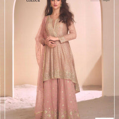 Faux Georgette RIN197 4601 Suits & Dresses Wedding Collections Festive Collections Wholesale Sharara Salwar Suits Georgette Suit Bridal Wedding Dresses
