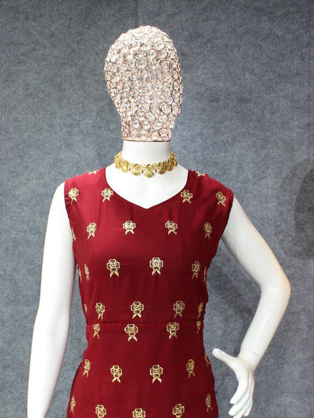 Faux Georgette RIN207 1221 Gowns Wholesale Printed Gowns Fancy Gowns Party Gowns