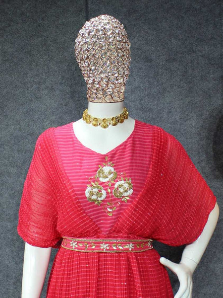 Faux Georgette RIN207 3013 Gowns Wholesale Printed Gowns Fancy Gowns Anarkali Gown Long Gowns