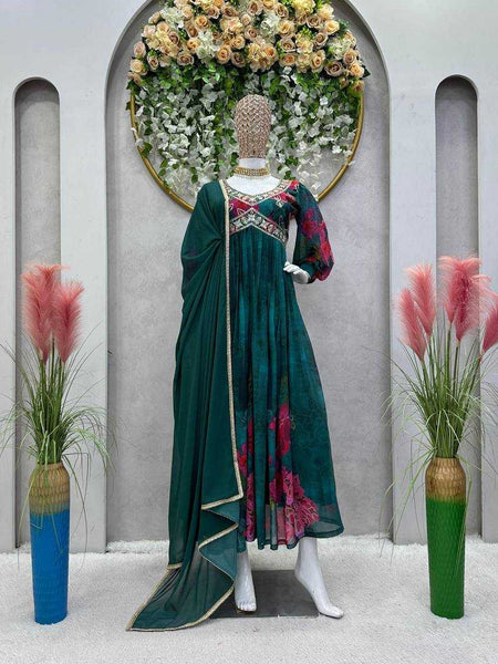 FAUX GEORGETTE RIN133 1451 WHOLESALE SUITS