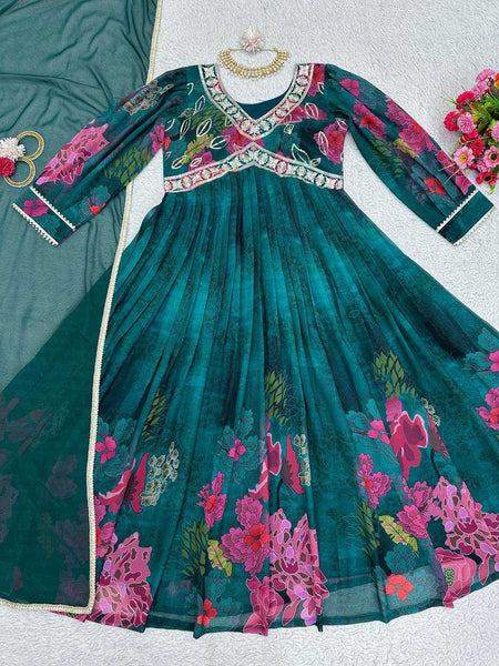 FAUX GEORGETTE RIN133 1451 WHOLESALE SUITS