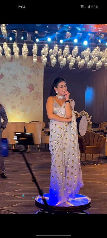 Georgette KESH416 JR-589 Sarees Bollywood Collections Festive Collections Wholesale Designer Sarees Georgette Sarees Holi Collections