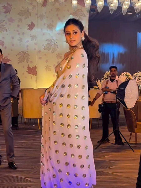 Georgette KESH416 JR-589 Sarees Bollywood Collections Festive Collections Wholesale Designer Sarees Georgette Sarees Holi Collections