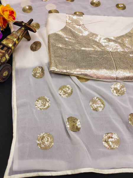 Georgette KESH416 JR-589 Sarees Bollywood Collections Festive Collections Wholesale Designer Sarees Georgette Sarees Holi Collections