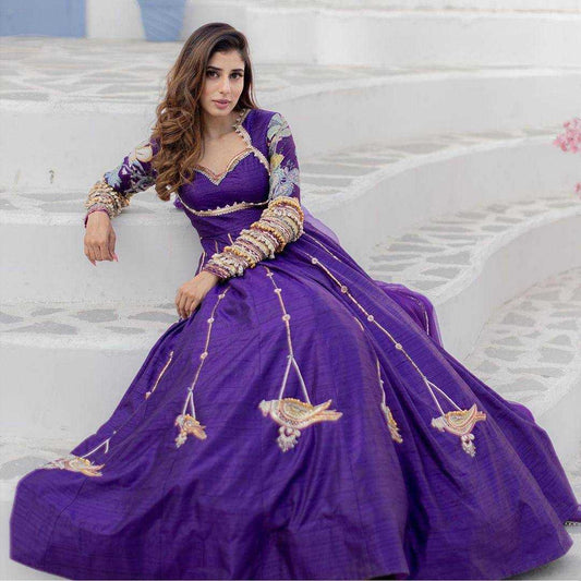 Georgette KESH492 1119 Gowns Wholesale Fancy Gowns Embroidery Gowns Anarkali Gown Party Gowns Long Gowns