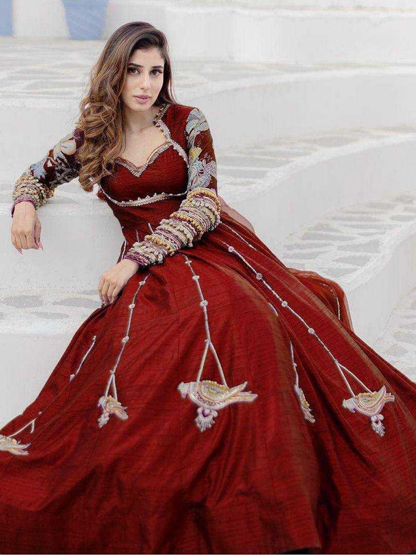 Georgette KESH492 1119 Gowns Wholesale Fancy Gowns Embroidery Gowns Anarkali Gown Party Gowns Long Gowns