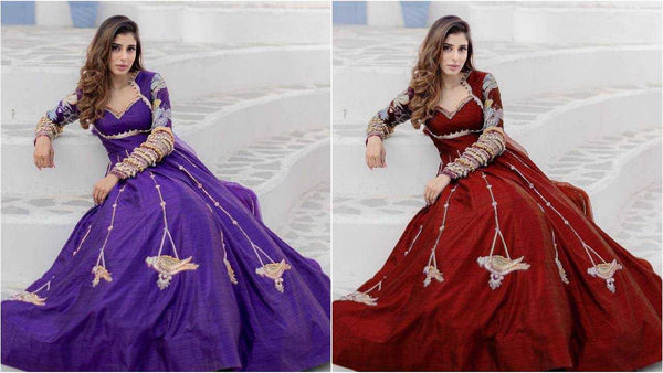 Georgette KESH492 1119 Gowns Wholesale Fancy Gowns Embroidery Gowns Anarkali Gown Party Gowns Long Gowns