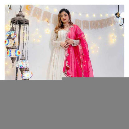 Georgette KESH492 1224 Gowns Wholesale Embroidery Gowns Anarkali Gown Party Gowns Long Gowns Sequin Gowns
