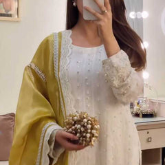 Georgette KESH495 Moti Work Suits & Dresses Wholesale Ladies Suits Embroidery Suits Handwork Suits