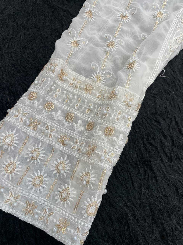 Georgette KESH495 Moti Work Suits & Dresses Wholesale Ladies Suits Embroidery Suits Handwork Suits