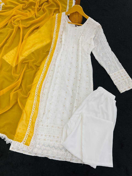 Georgette KESH495 Moti Work Suits & Dresses Wholesale Ladies Suits Embroidery Suits Handwork Suits