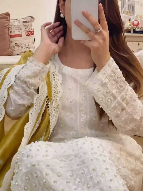 Georgette KESH495 Moti Work Suits & Dresses Wholesale Ladies Suits Embroidery Suits Handwork Suits