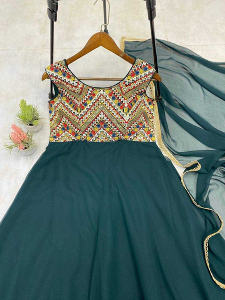 Georgette RIN141 1938 Gowns Wholesale Printed Gowns Fancy Gowns Anarkali Gown Party Gowns Long Gowns