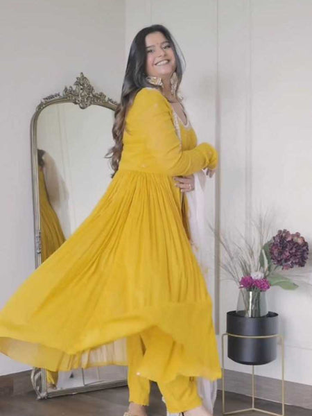 GEORGETTE RIN169 - 5584 SUIT WHOLESALE ALIA CUT,ANARKALI,GEORGETTE SUIT