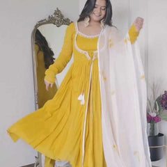 GEORGETTE RIN169 - 5584 SUIT WHOLESALE ALIA CUT,ANARKALI,GEORGETTE SUIT