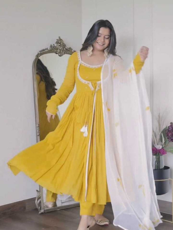 GEORGETTE RIN169 - 5584 SUIT WHOLESALE ALIA CUT,ANARKALI,GEORGETTE SUIT