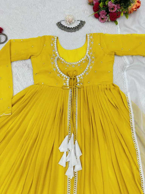 GEORGETTE RIN169 - 5584 SUIT WHOLESALE ALIA CUT,ANARKALI,GEORGETTE SUIT