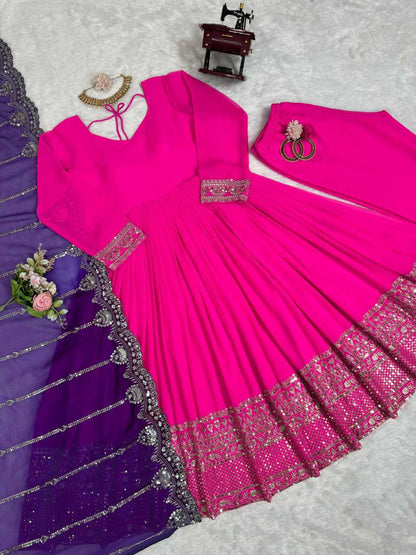 GEORGETTE RIN169 5734 GOWN WHOLESALE WEDDING,LONG,GEORGETTE GOWN