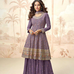 Georgette RIN184 AASHIRWAD-MOR BAGH Suits & Dresses Wedding Collections Festive Collections Wholesale Sharara Salwar Suits Georgette Suit Wedding Suits