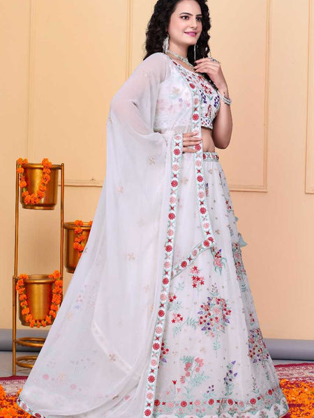 Georgette RIN197 2761 Lehengas Wholesale Designer Lehenga Fancy Lehenga Embroidered Lehenga