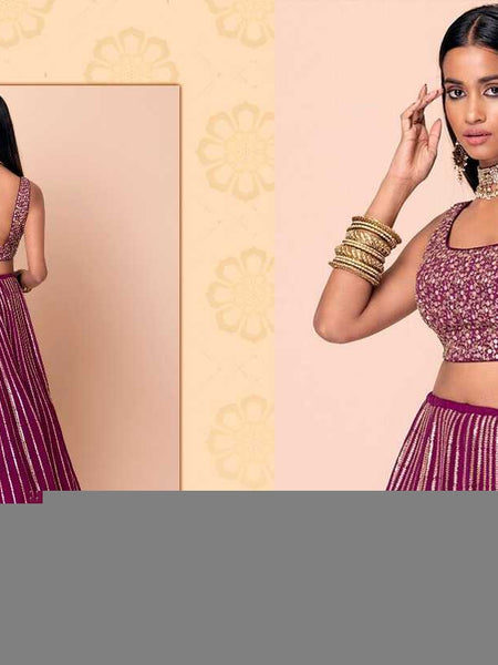 Georgette RIN197 2800 Lehengas Wholesale Designer Lehenga Bridal Lehenga Embroidered Lehenga