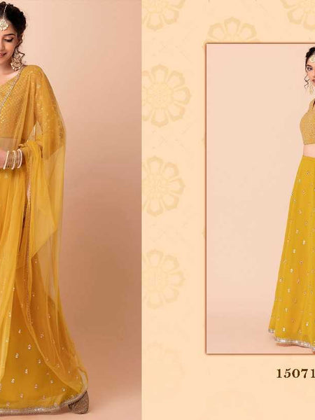 Georgette RIN197 2800 Lehengas Wholesale Designer Lehenga Bridal Lehenga Embroidered Lehenga