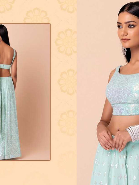 Georgette RIN197 2800 Lehengas Wholesale Designer Lehenga Bridal Lehenga Embroidered Lehenga