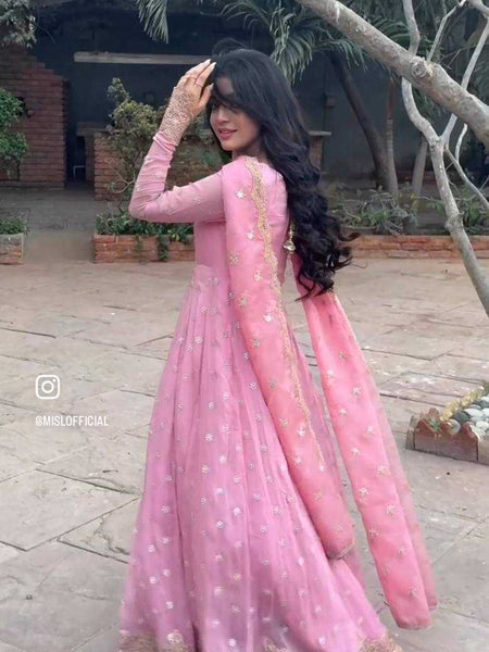 Georgette RIN197 4576 Suits & Dresses Wholesale Embroidery Suits Party wear suits Wedding Suits