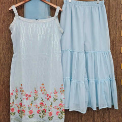 Georgette RIN197 MALAIKA ARORA-001 Suits & Dresses Wedding Collections Bollywood Collections Wholesale Georgette Suit Malaika Arora Sarees Designer Suits