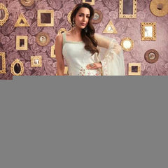 Georgette RIN197 MALAIKA ARORA-001 Suits & Dresses Wedding Collections Bollywood Collections Wholesale Georgette Suit Malaika Arora Sarees Designer Suits