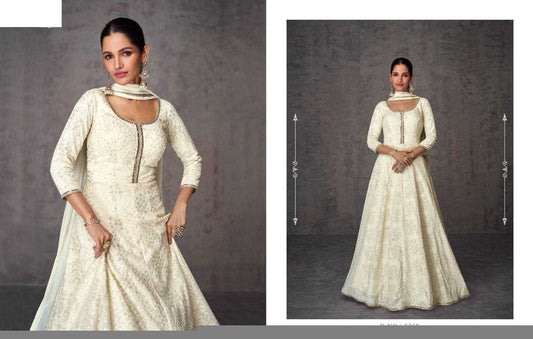 Georgette RIN197 SAYURI DESIGNER AMEENA Gowns Wholesale Printed Gowns Anarkali Gown Party Gowns Long Gowns