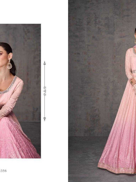 Georgette RIN197 SAYURI DESIGNER AMEENA Gowns Wholesale Printed Gowns Anarkali Gown Party Gowns Long Gowns