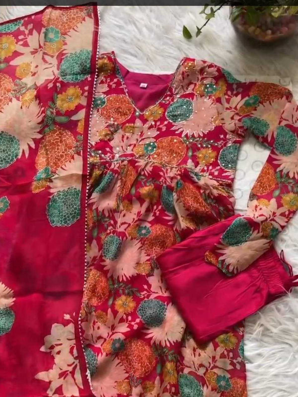 Georgette RIN206 530 Gowns Wholesale Printed Gowns Fancy Gowns Anarkali Gown