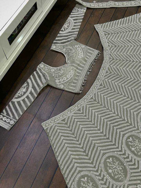 Georgette RIN213 H47 Lehengas Wholesale Designer Lehenga Georgette Lehenga Zari Work Lehenga