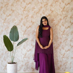 Georgette RIN226 SOFT WITH SEQUNCE Suits & Dresses Wholesale Ladies Suits Embroidery Suits Palazzo Suit Wedding guest dresses