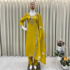 Heavy Roman Silk RIN110 351 Suits & Dresses Wholesale Ladies Suits Embroidery Suits Party wear suits