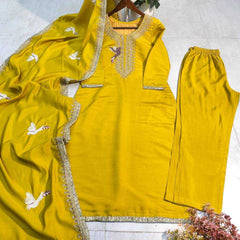 Heavy Roman Silk RIN110 351 Suits & Dresses Wholesale Ladies Suits Embroidery Suits Party wear suits