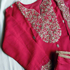 Heavy Roman Silk RIN131 DT-23 Suits & Dresses Wholesale Alia Cut Suits Designer Suits Embroidered Suits